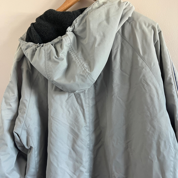 Old Navy | Gray Hooded Windbreaker Jacket - Picture 8 of 9